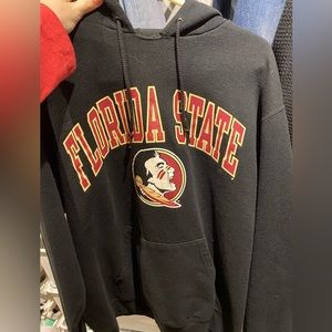 Black Champion Florida State Hoodie, Medium